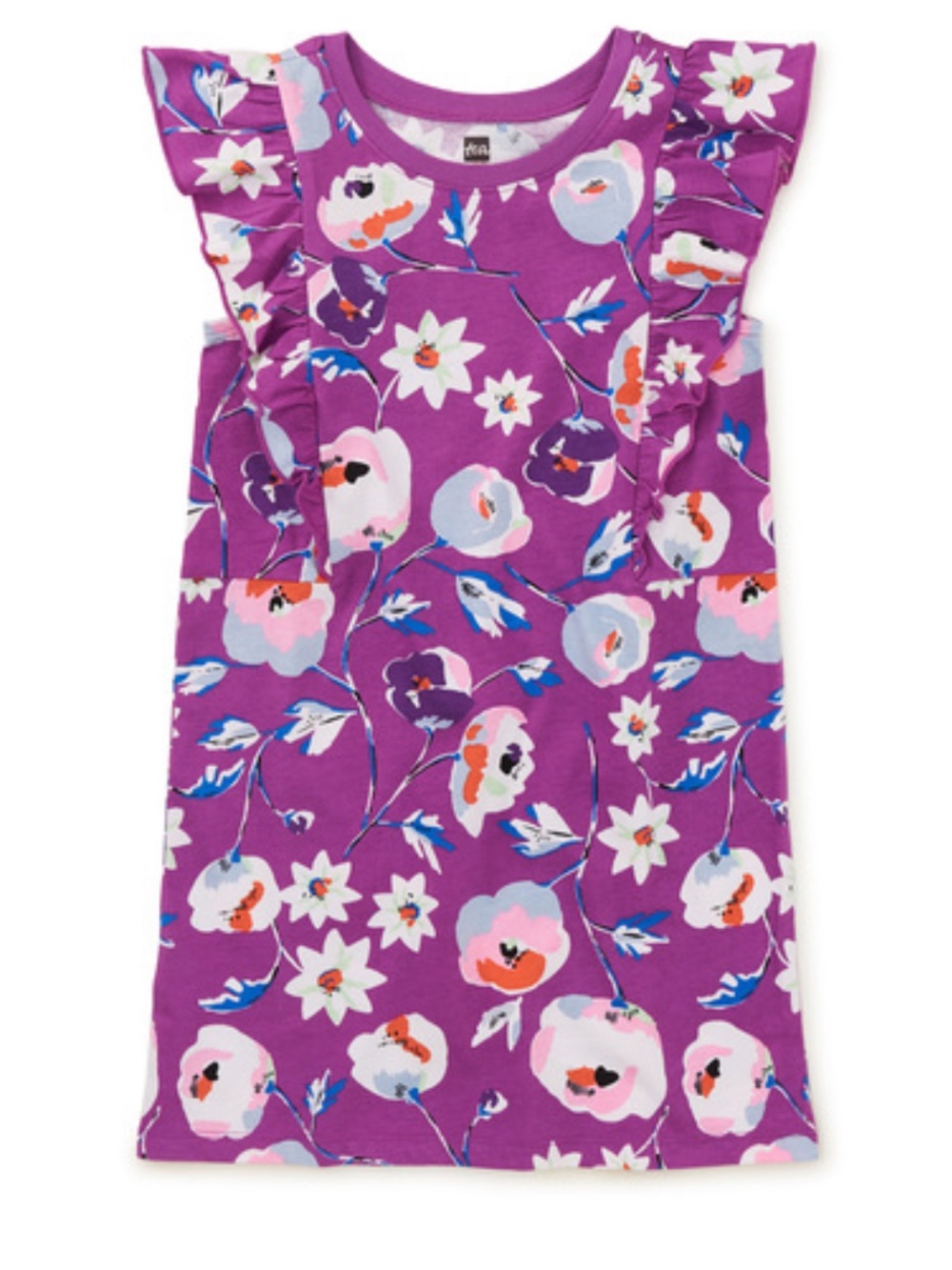 Tea collection sleeveless ruffle dress